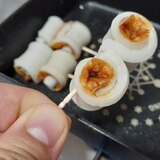 お弁当に！くるくる焼き竹輪巻き！